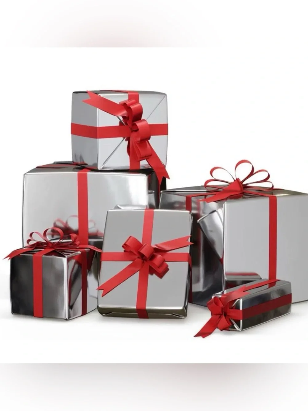 10 Sheets Silver Tissue Papers 20”x20” For Gift Wrapping